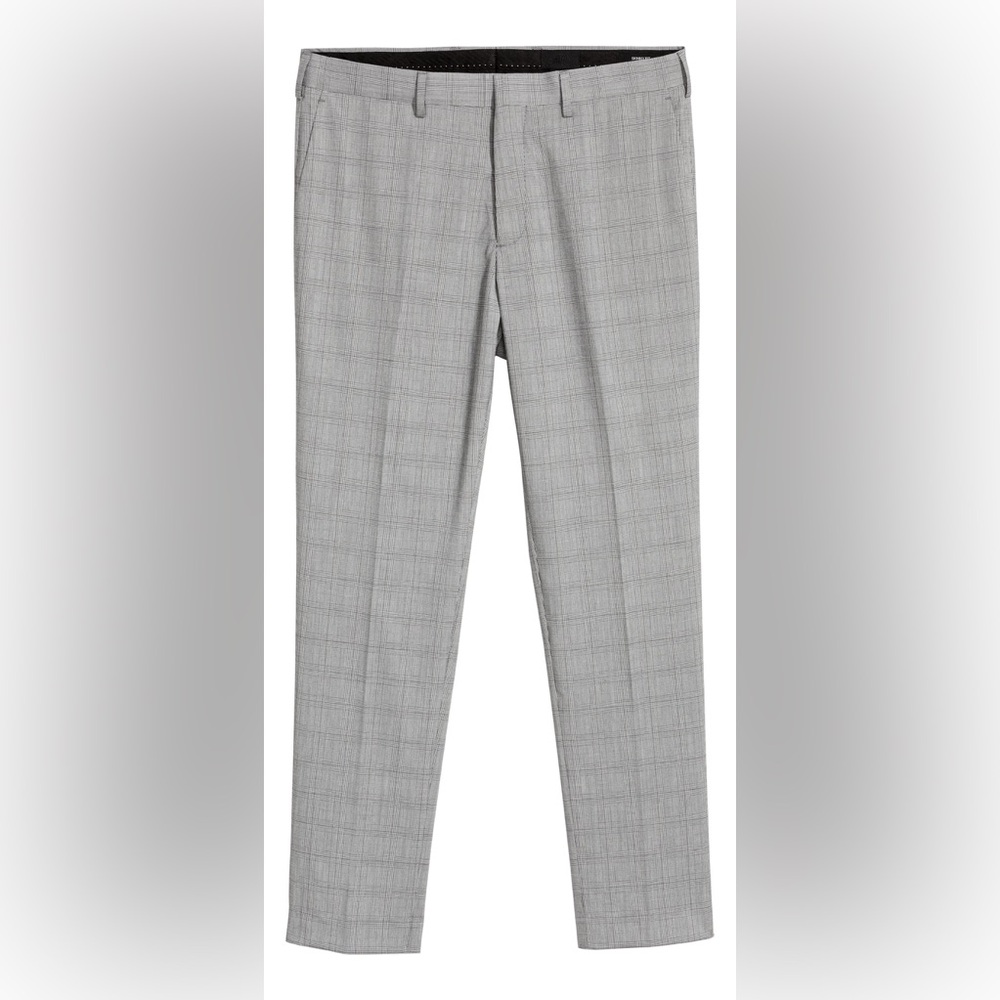 H&M Light Gray Textured Fabric